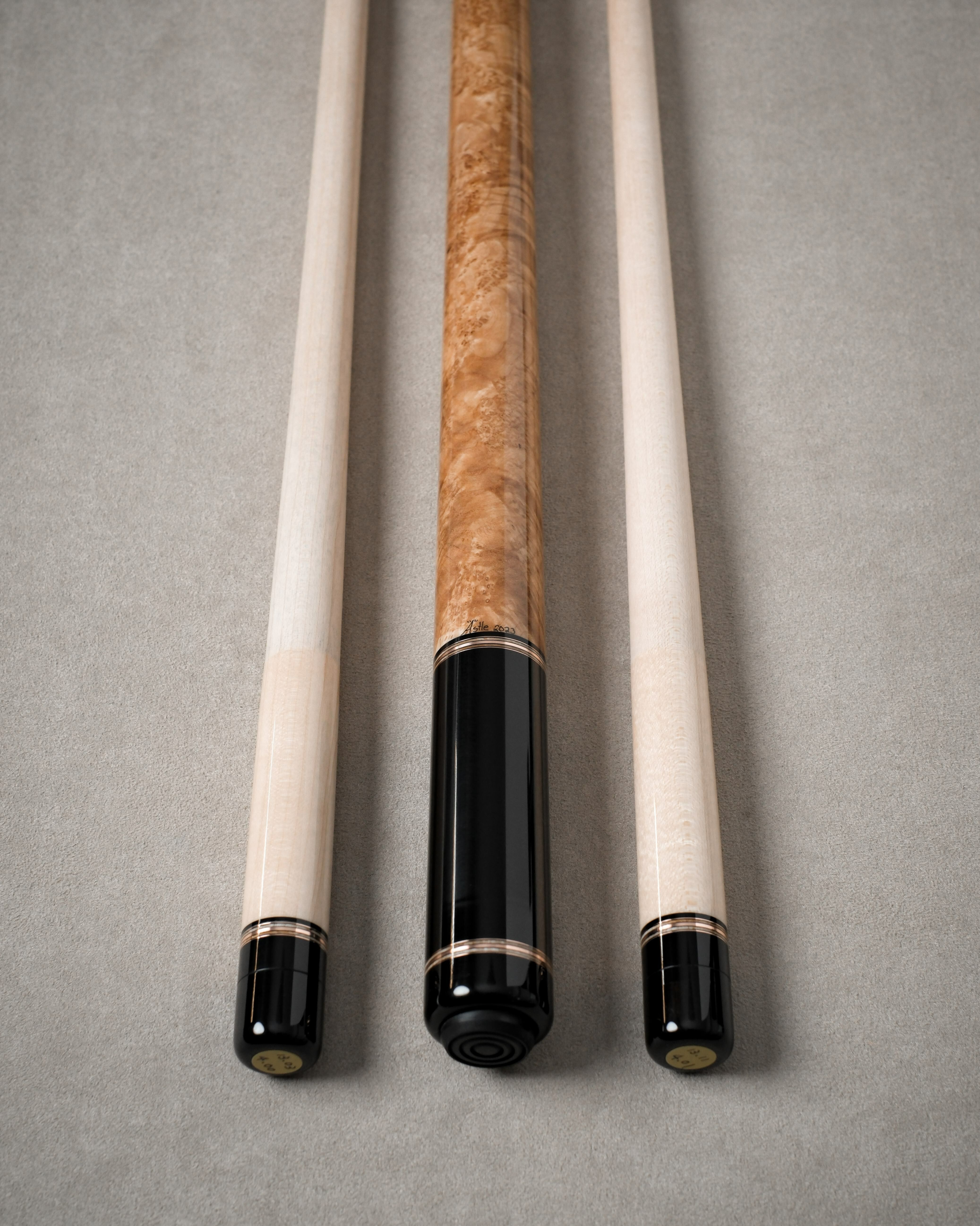 Aaron Astle Ebony/Burl Wrapless