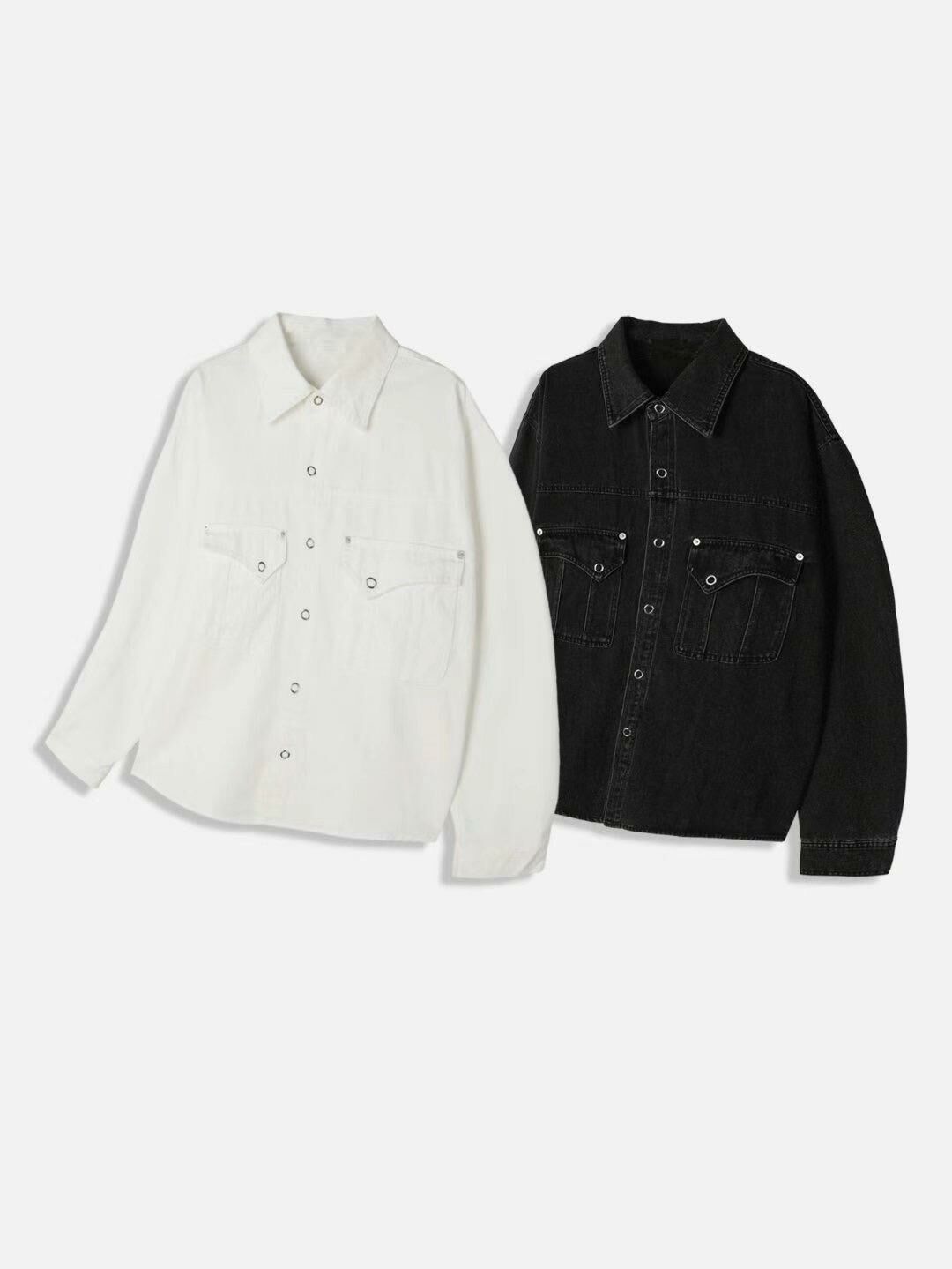 淨色長袖恤衫 S2301