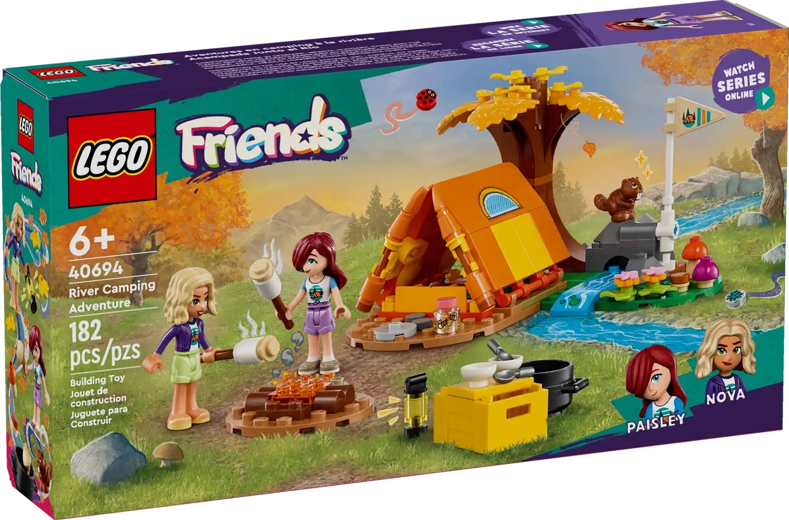 [飛米樂高積木專賣店] LEGO 40694 Friends-河流露營探險
