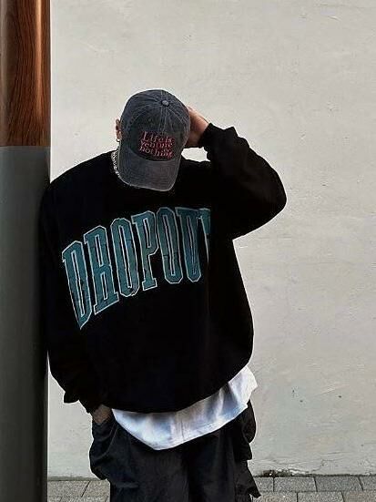 英文字衛衣 T5629