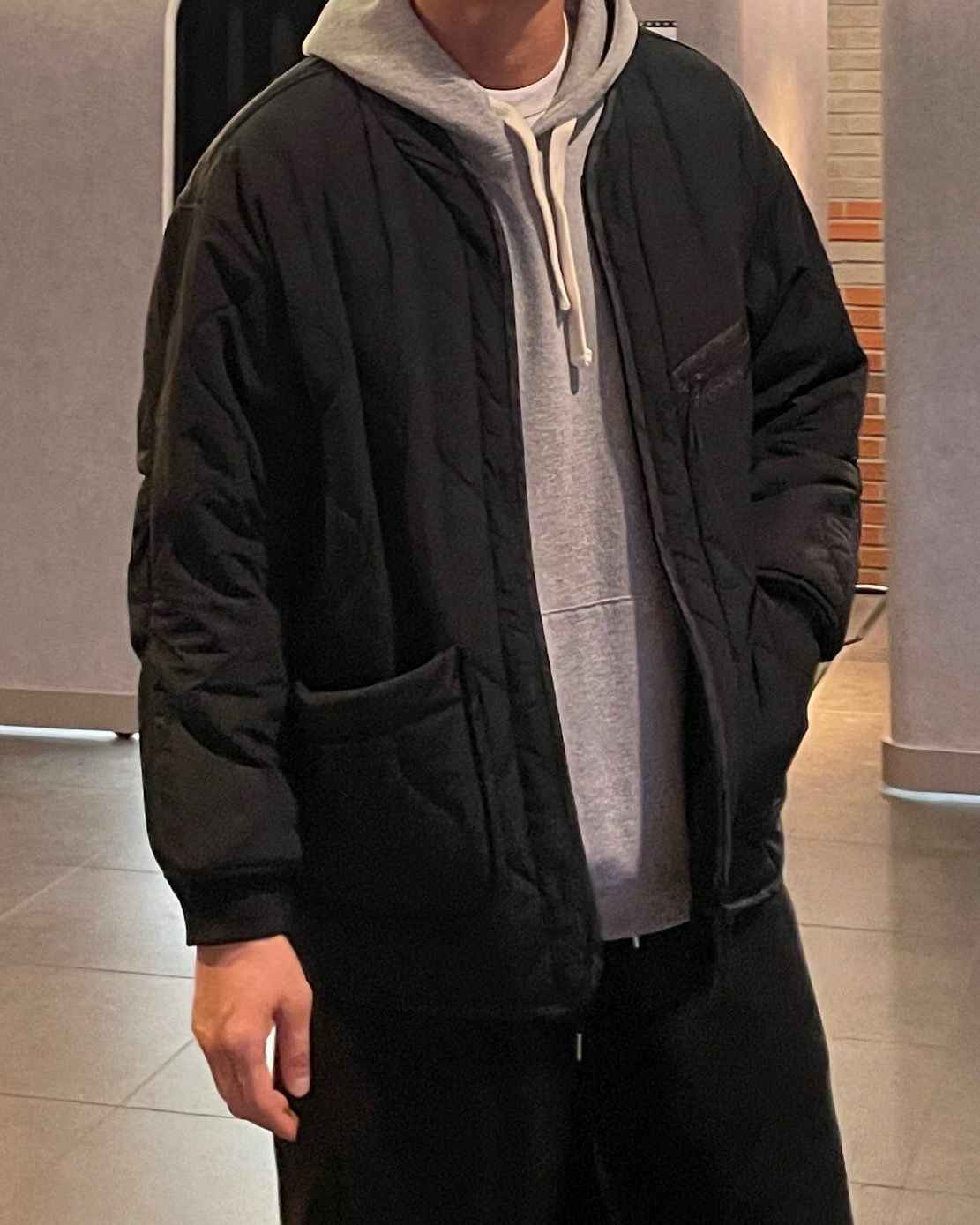 V領開胸外套(夾棉) MOSCO-012JK