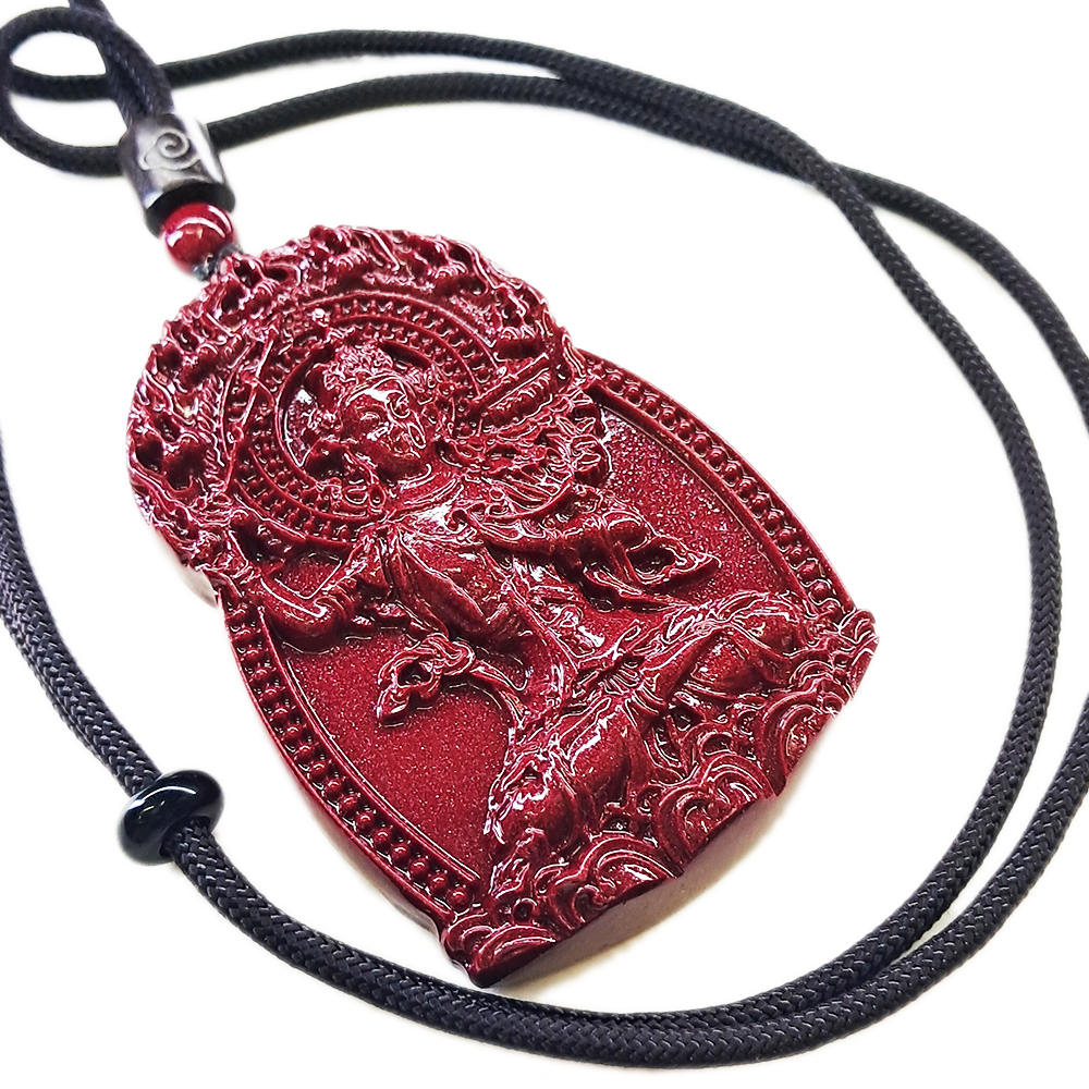 文殊菩薩薩 {高含量紫金砂}中國結項鍊【十方】153894