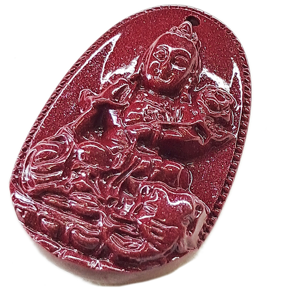 普賢菩薩 {高含量紫金砂}中國結項鍊【十方】153902