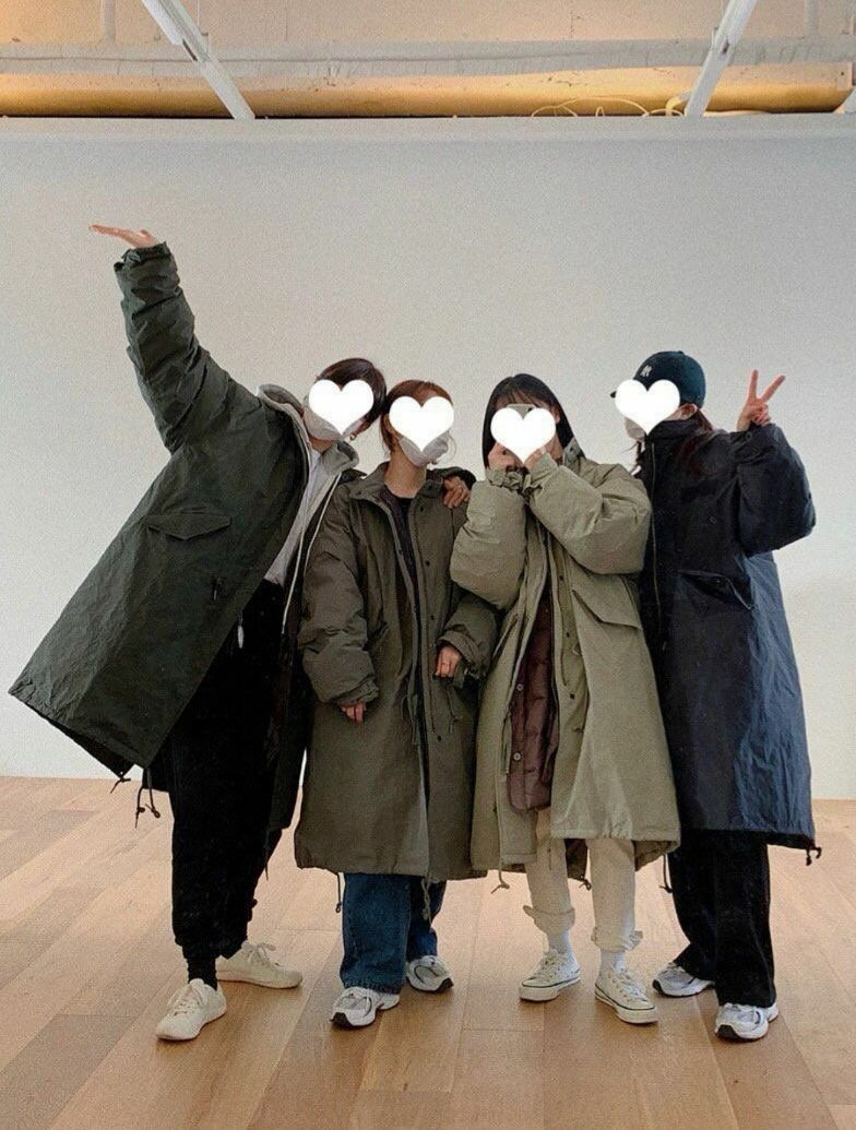 淨色企領雙層拉鍊連帽長褸(夾棉) MOSCO-013JK