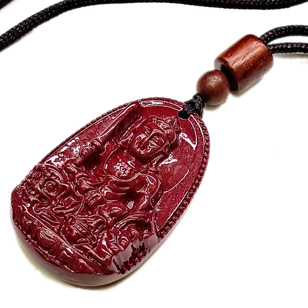 文殊菩薩{高含量紫金砂}中國結項鍊【十方】153911