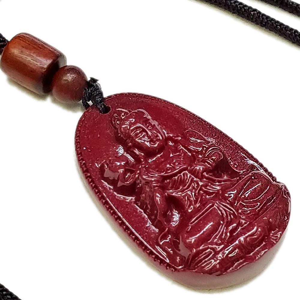 大勢至菩薩{高含量紫金砂}中國結項鍊【十方】153913