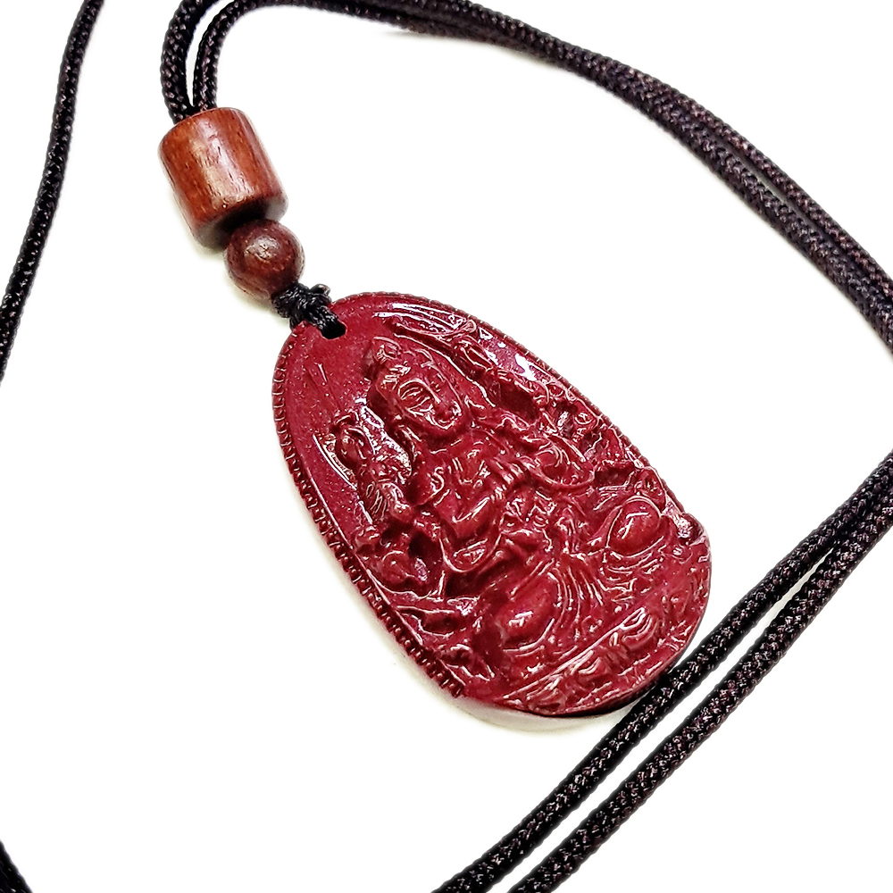 千手觀音菩薩{高含量紫金砂}中國結項鍊【十方】153915