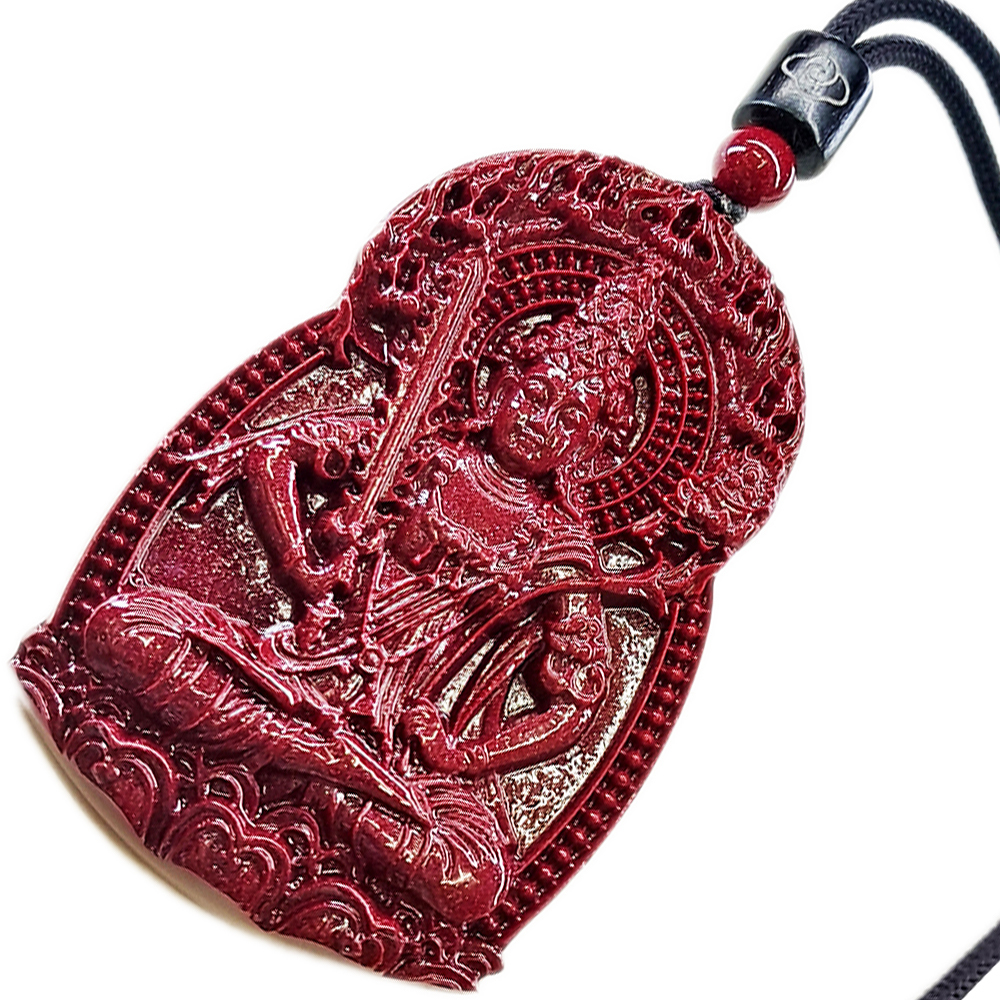 虛空藏菩薩  {高含量紫金砂}中國結項鍊【十方】153896