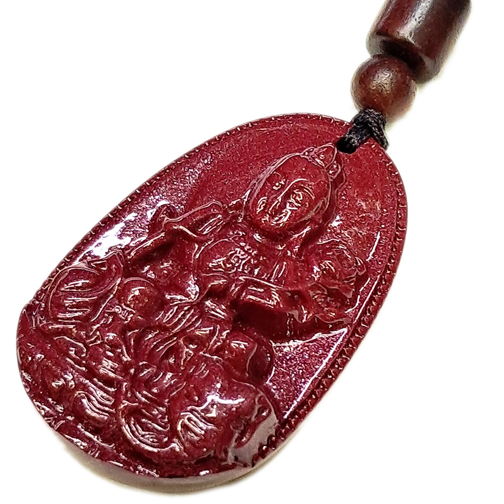 普賢菩薩{高含量紫金砂}中國結項鍊【十方】153917