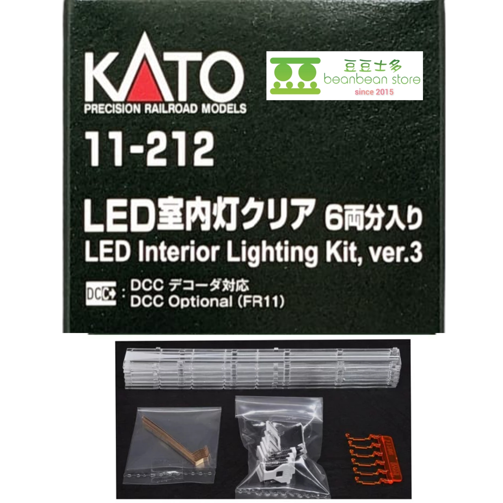 KATO 11-212 / 11-214 車廂室内照明(6 支裝)