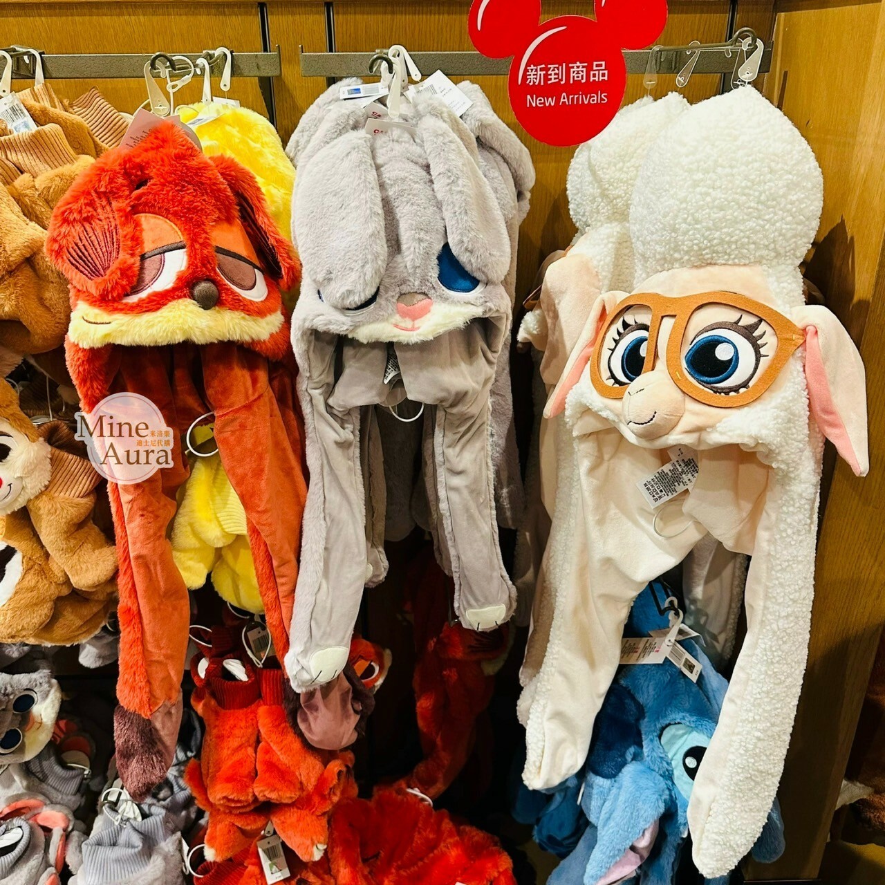 副市長 羊咩咩 Dawn Bellwether 絨毛大頭 造型 可動設計 頭套 保暖 帽子 動物方城市 Zootopia -上海迪士尼樂園