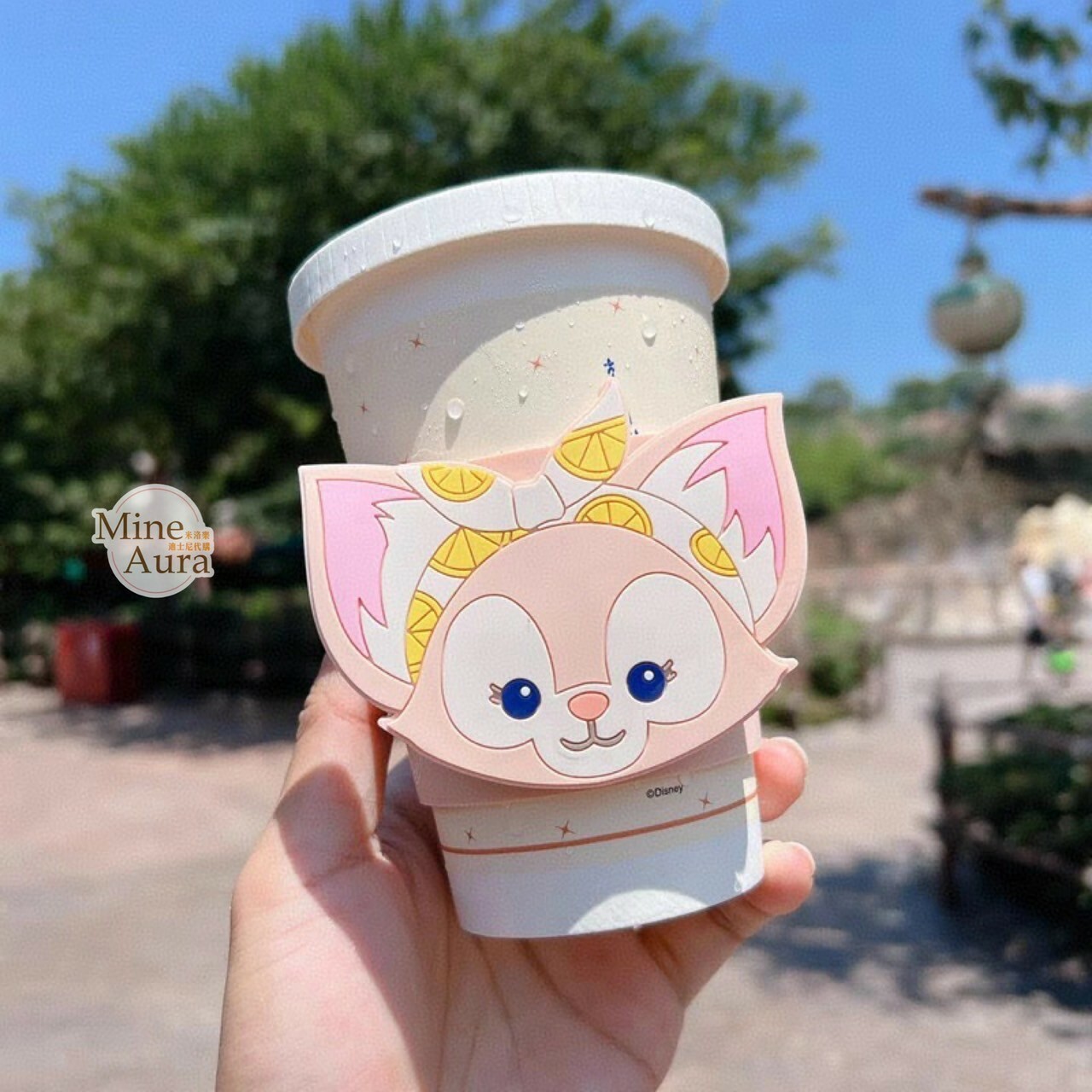 (限時特價) 玲娜貝兒 Lina bell 大頭造型造型 矽膠 杯套 -上海迪士尼樂園