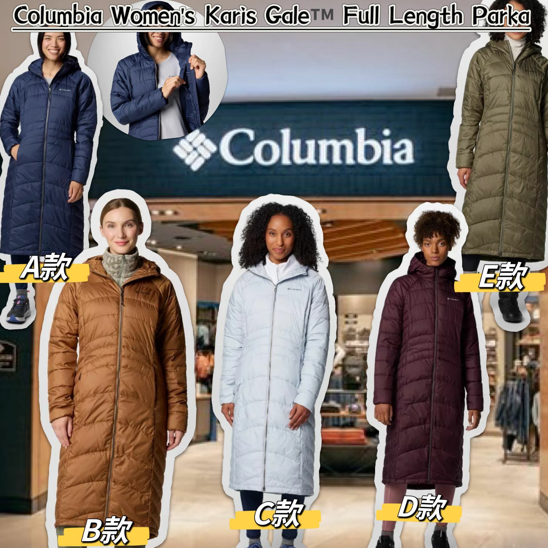 【預購】Columbia Karis Gale G120219 女裝長款外套