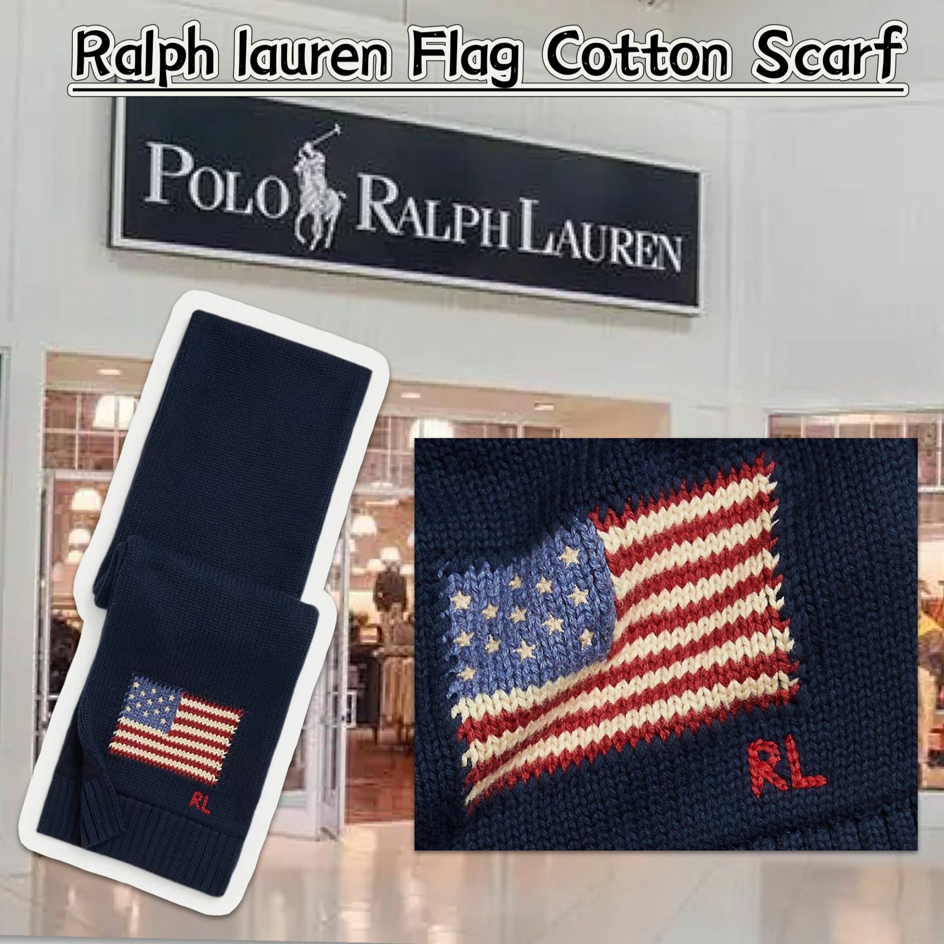 【預購】Ralph Lauren G120222 頸巾