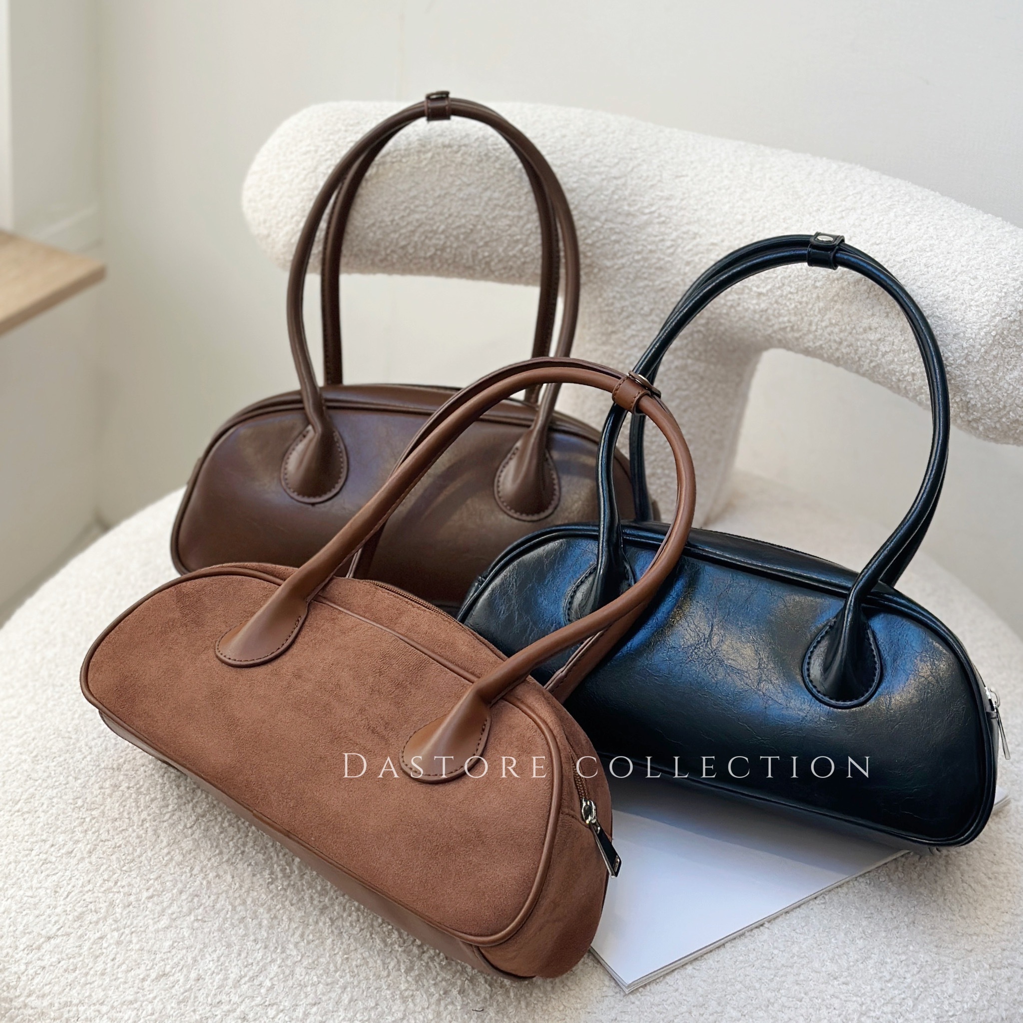 楓葉色保齡球腋下包/三色