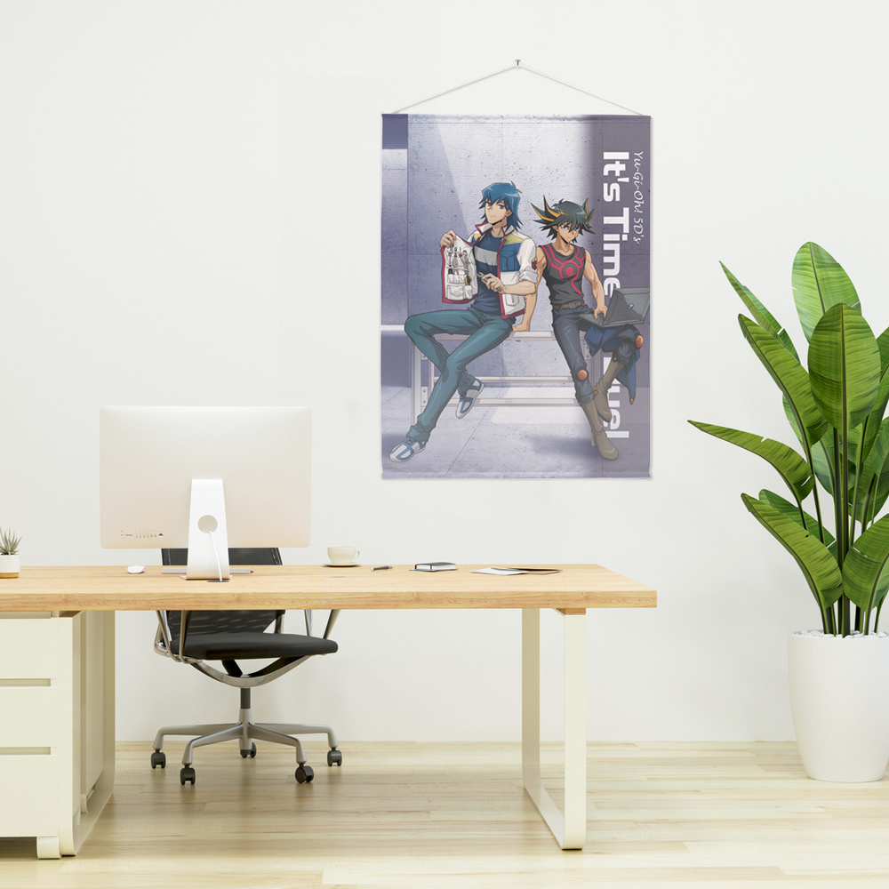 Cospa 1209 描き下ろし 遊星＆ブルーノ 100cmタペストリー オフモードの決闘者Ver. [遊☆戯☆王5D’s]