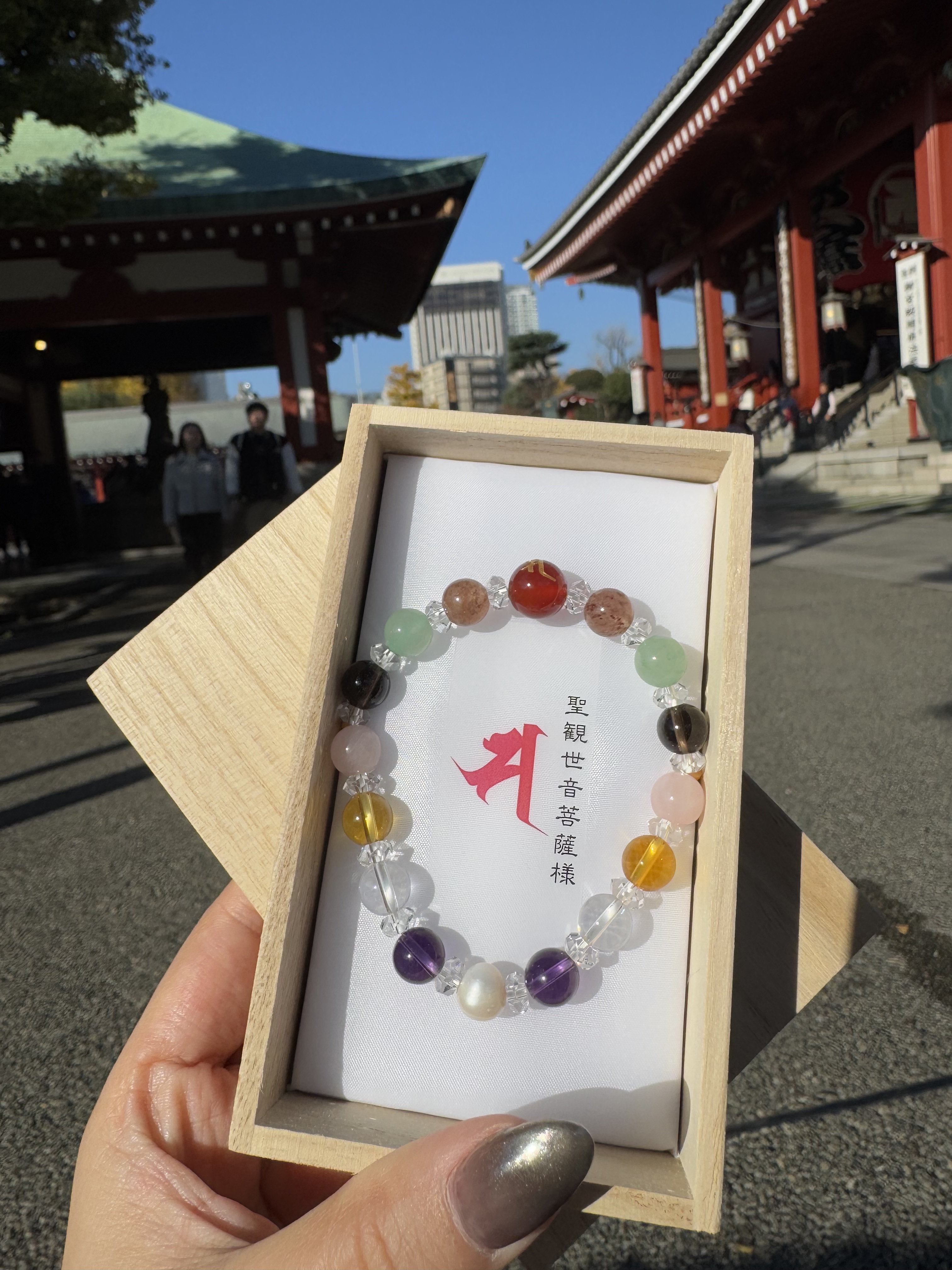 淺草寺 七寶石開運手串 熱門款