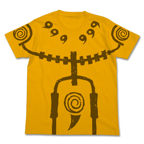 Cospa 1209 NARUTO疾風伝　九尾ﾁｬｸﾗﾓｰﾄﾞTｼｬﾂ　ｺﾞｰﾙﾄﾞGOLD
