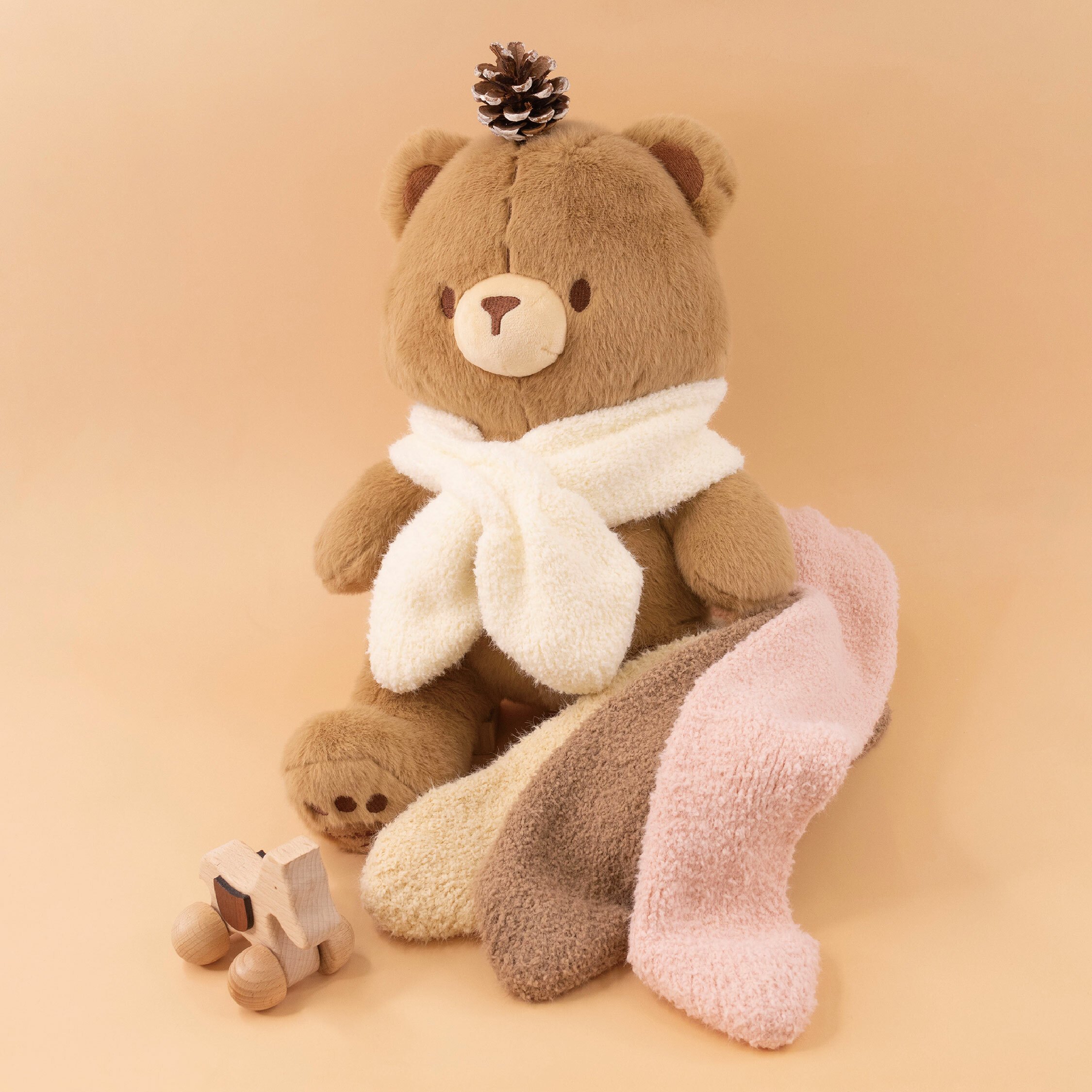 【JA3017】針織柔軟雙層圍巾＊四色