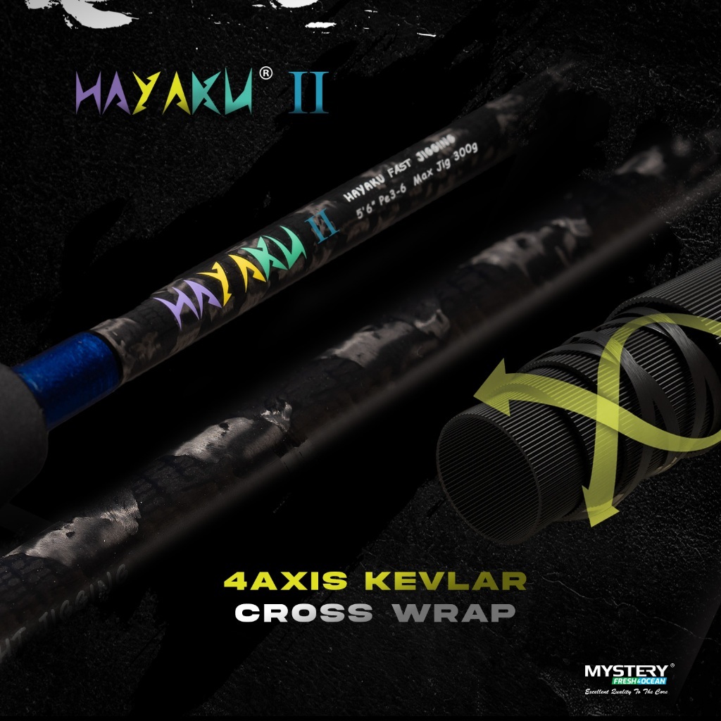 Mystery HAYAKU Kerel Fast Jigging 快速鐵板竿輕鐵板竿海釣竿船釣
