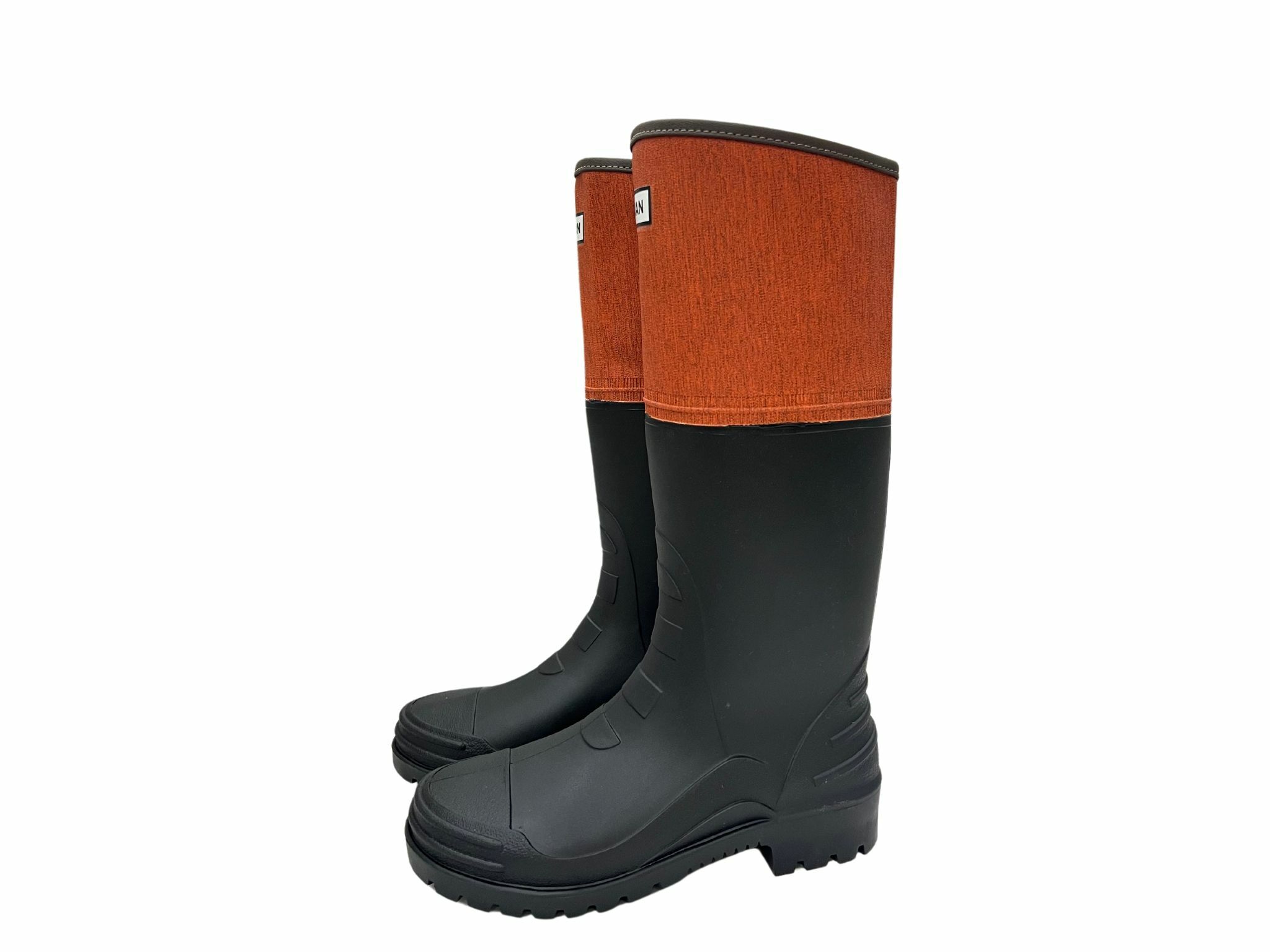 D3 系列 - 文青橘可摺式登山雨鞋 (附防菌EVA鞋墊!)