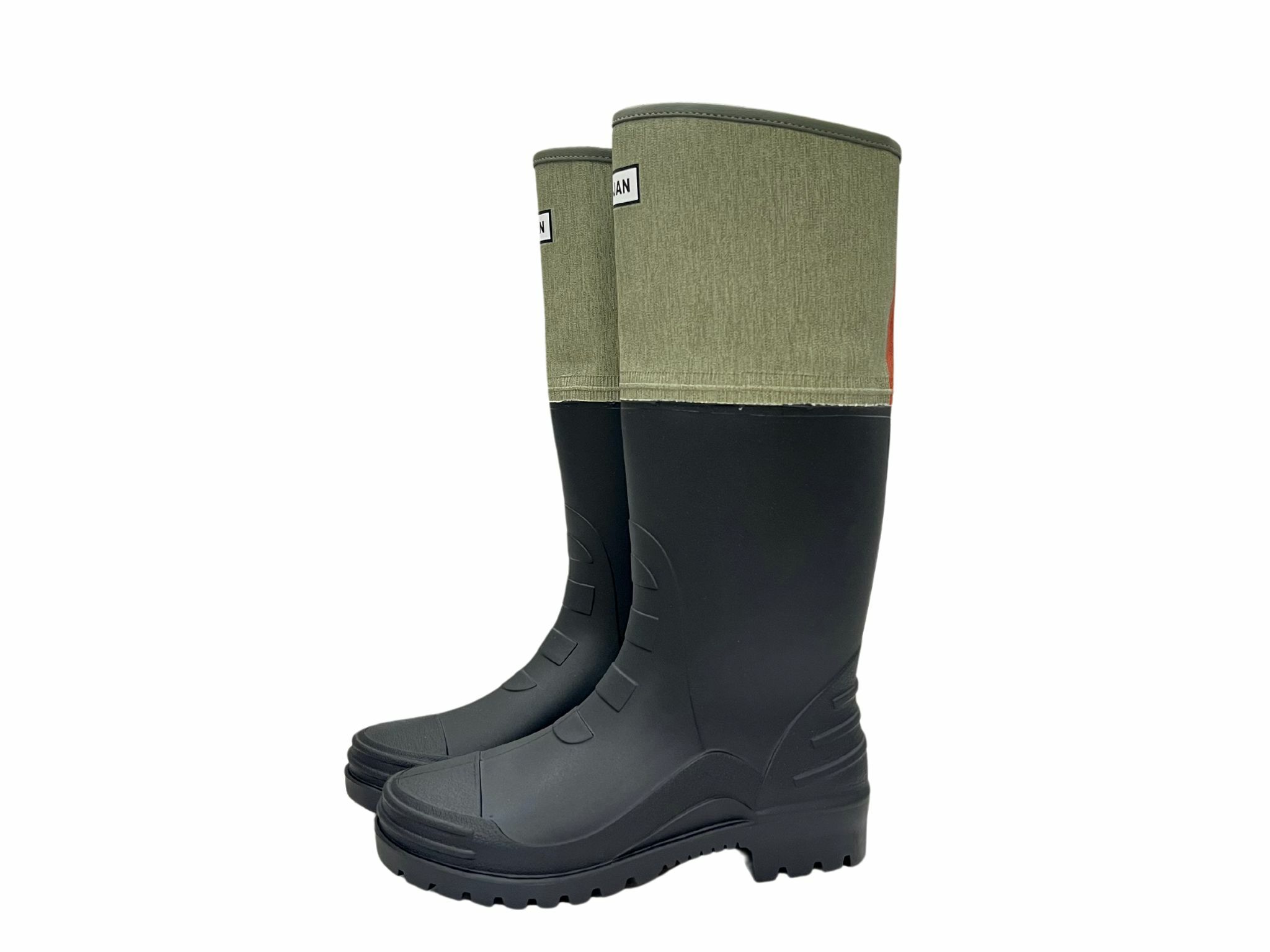 D3 系列 - 文青綠可摺式登山雨鞋 (附防菌EVA鞋墊!)