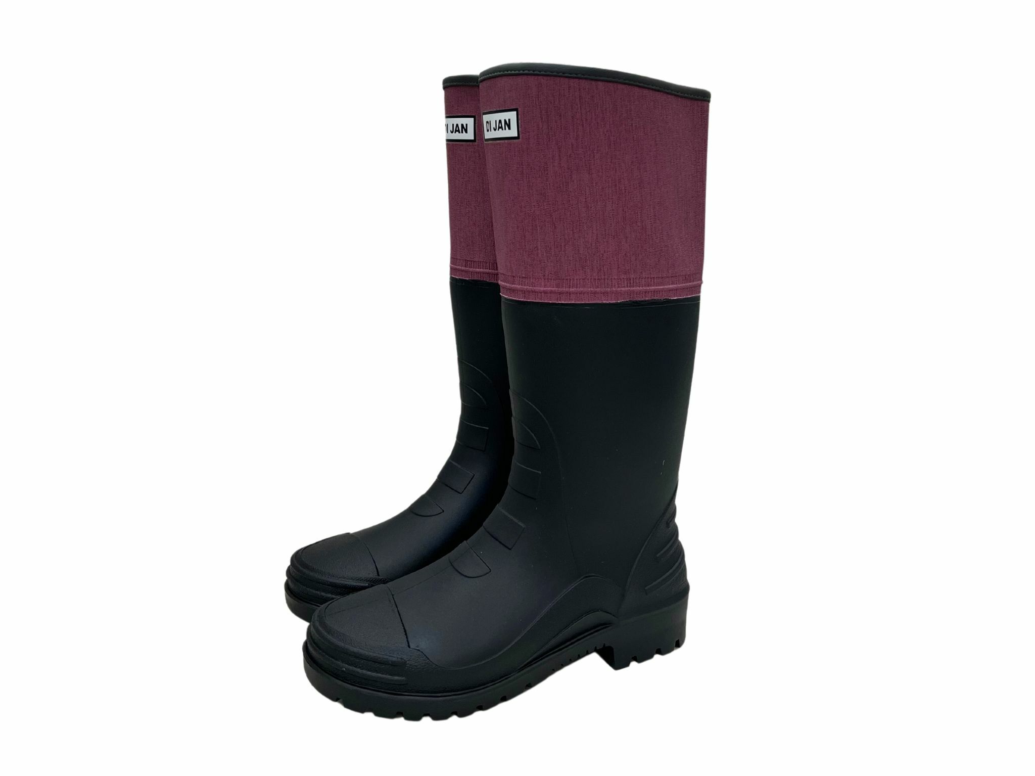 D3 系列 - 文青紫可摺式登山雨鞋 (附防菌EVA鞋墊!)