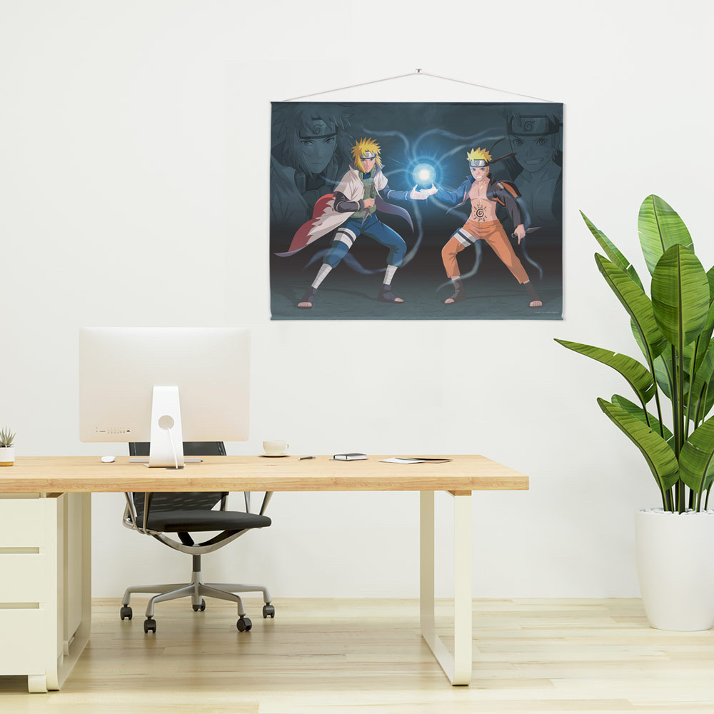 Cospa 1209 描き下ろし うずまきナルト＆波風ミナト 100cmタペストリー [NARUTO-ナルト- 疾風伝]