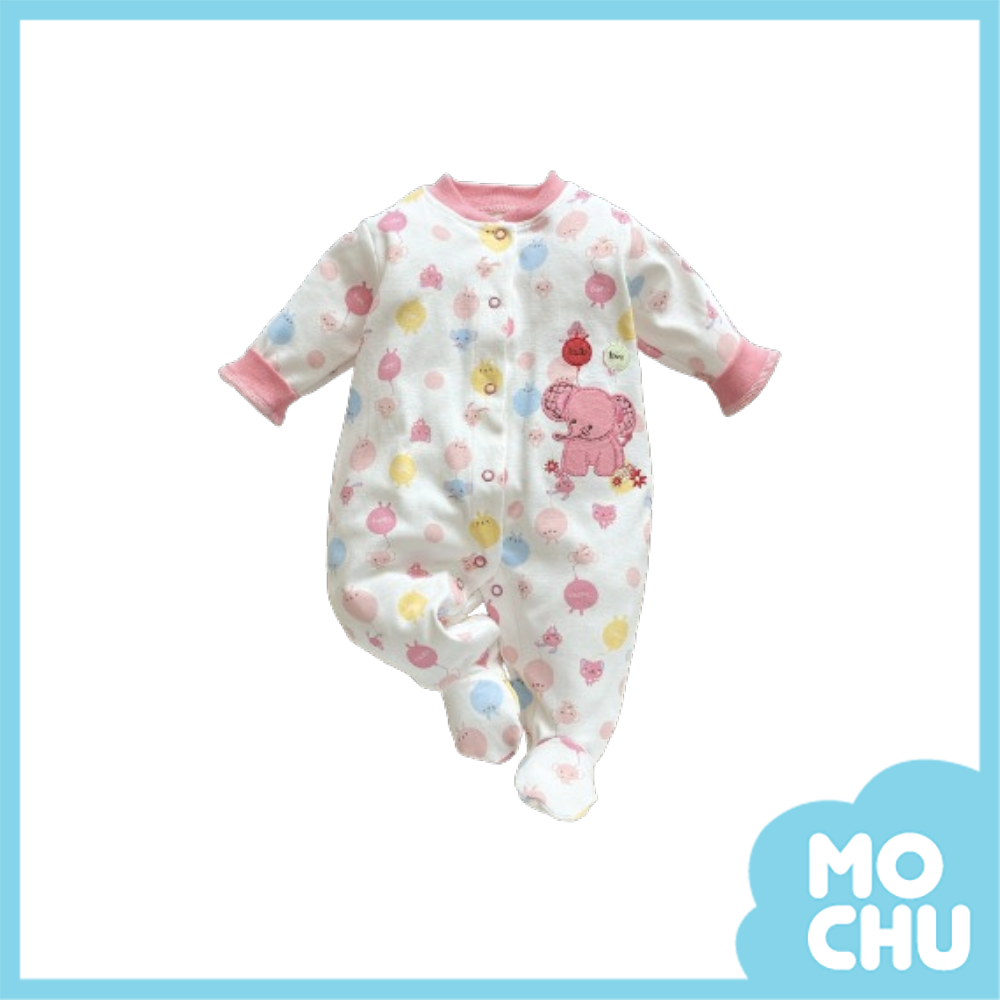 氣球大象包腳連身衣