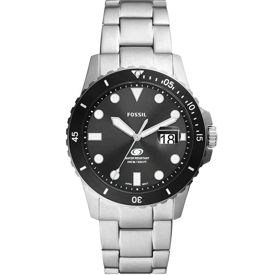 【FOSSIL】FS6032/FS6033/ FS6038 Blue Dive 潛水風格系列 日本機芯 夜光指針刻度 手錶-