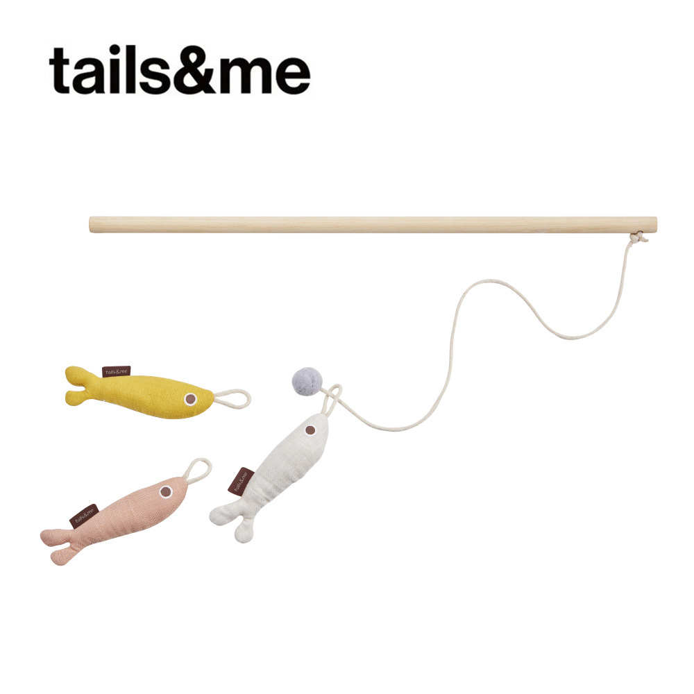 tails&me 尾巴與我｜寵物玩具 追逐玩耍逗貓棒組