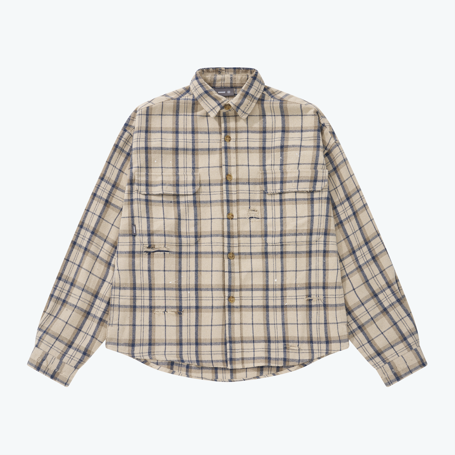 [現貨] Sense Ageing Destroy Fannel Ivory【M24-43IY】