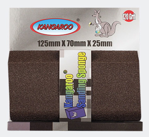 袋鼠牌 砂紙磚120X70X25mm(特長斜面120#)-[KAS1L]
