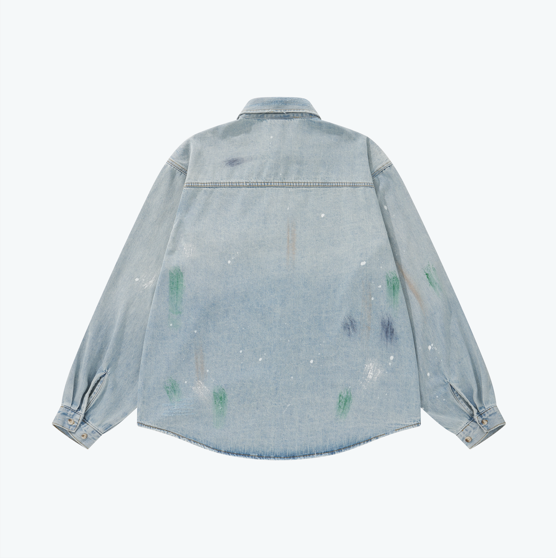 [現貨] Sense Ageing Wash Denim Shirt Blue【M24-54BL】