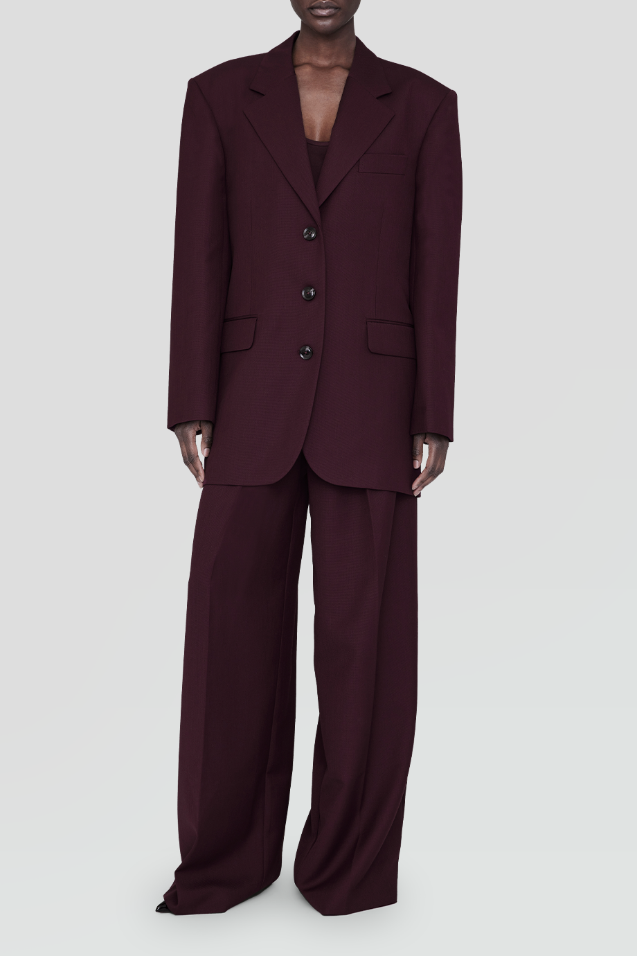 Anine Bing｜SARA 寬版排釦西裝外套