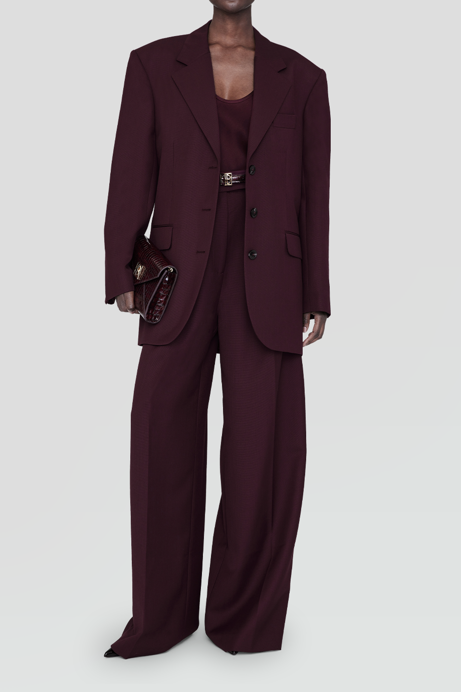 Anine Bing｜SARA 寬版排釦西裝外套