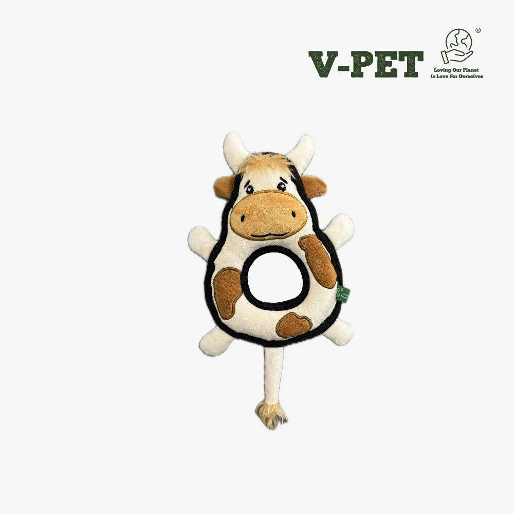 【V-PET寵物無毒玩偶 】狗狗專用_農場動物系列耐咬耐磨玩具 _ 共5款
