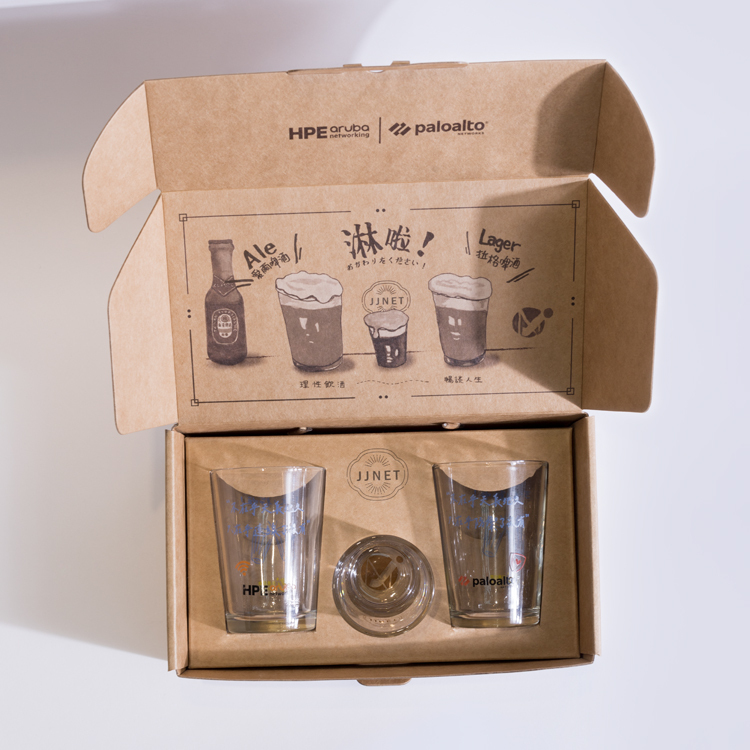 鉅晶國際JJnet 啤酒杯禮盒
