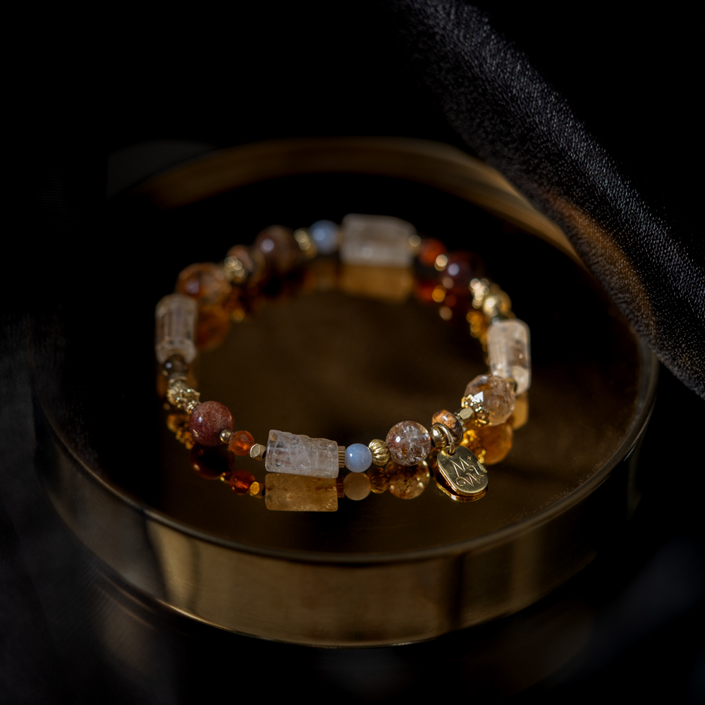 相遇｜黃水晶彩幽靈手鍊 C1677