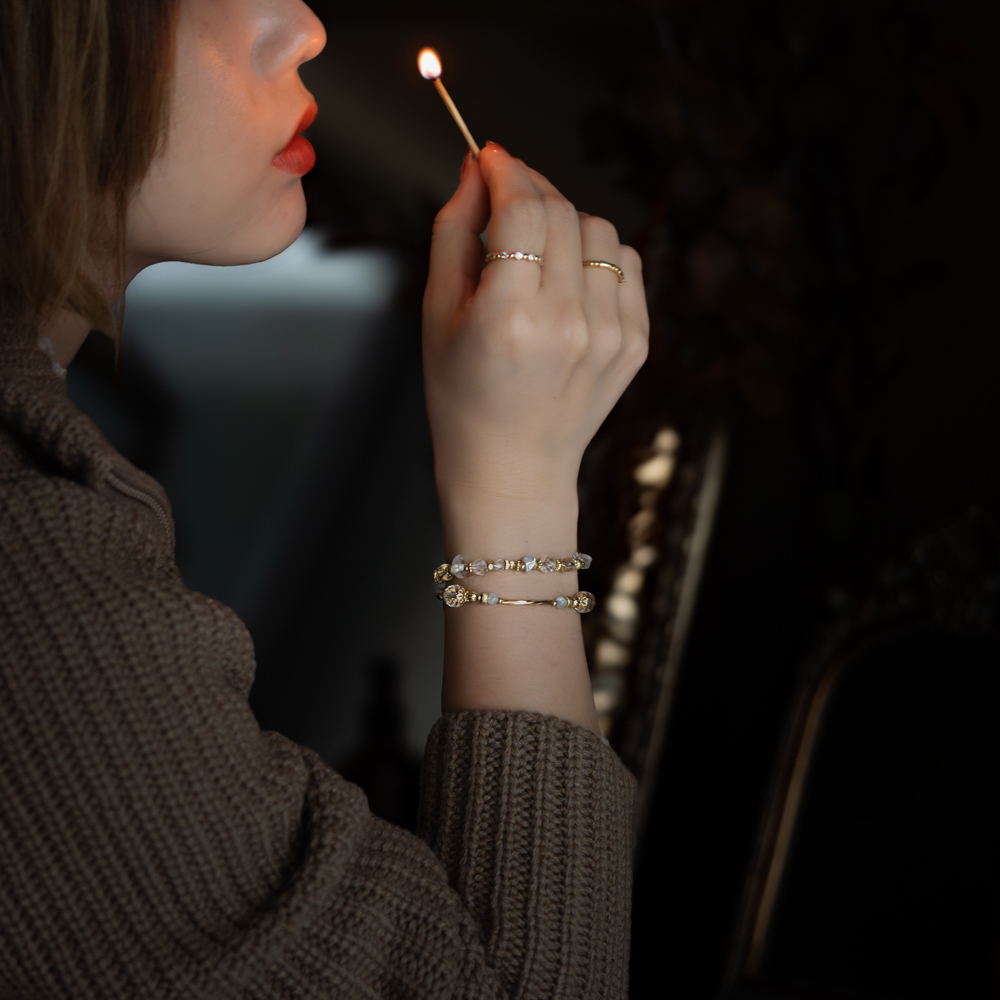 Crystal bracelet｜C1678- Winter Night Whisper