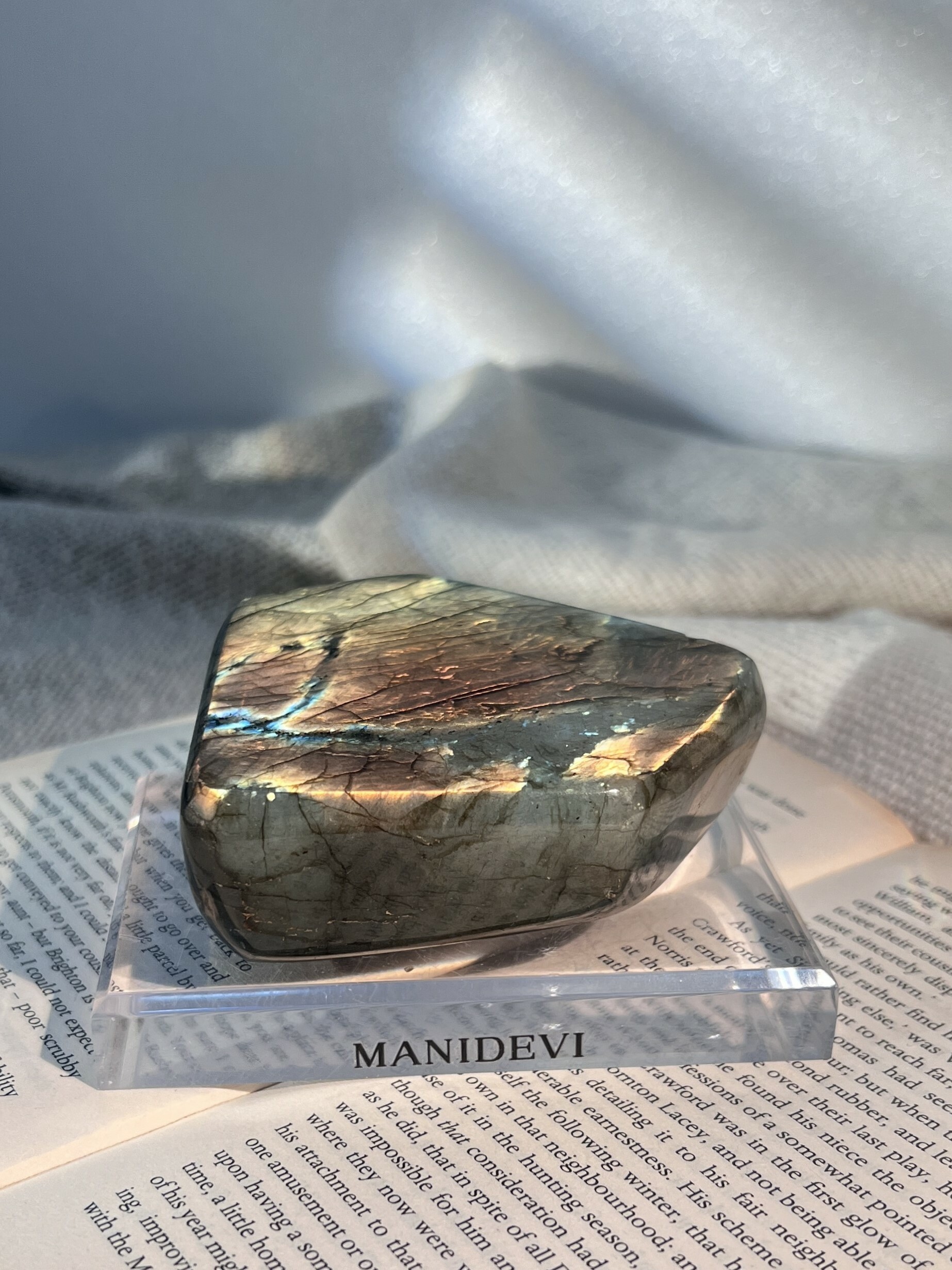 拉長石擺件 Labradorite