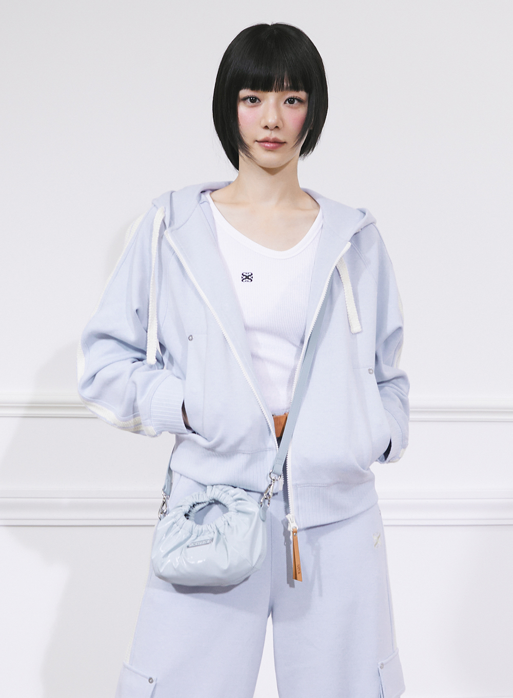 <韓國代購> SATUR (W) LAWTON LOOSE FIT HOOD ZIP-UP