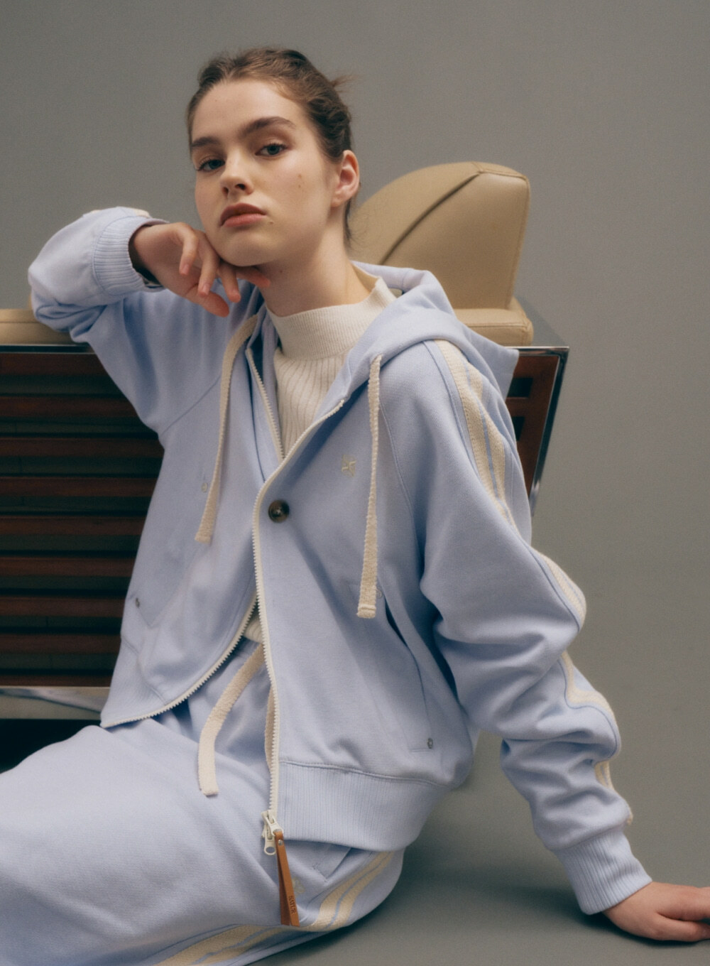 SATUR (W) LAWTON LOOSE FIT HOOD ZIP-UP