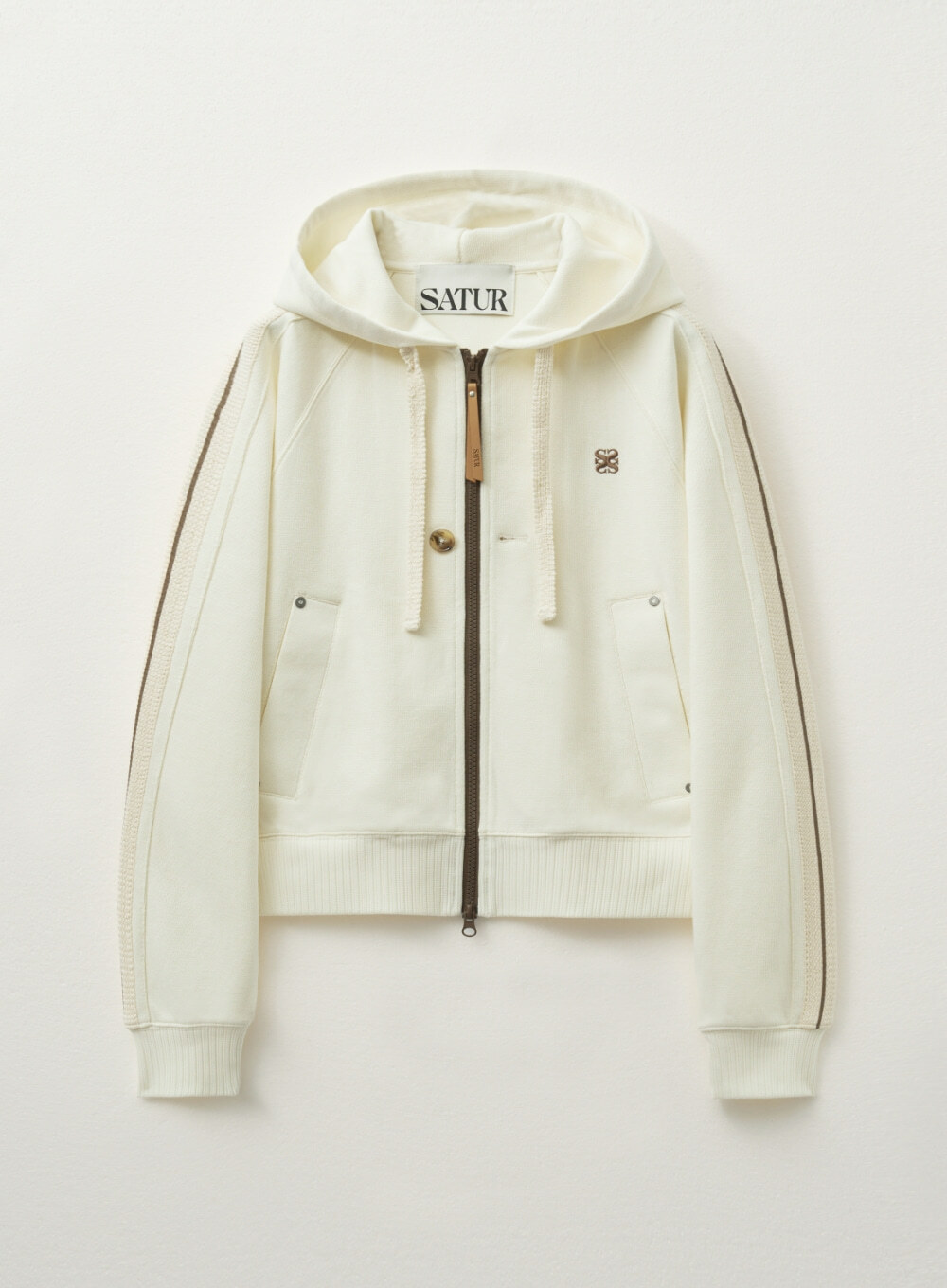 SATUR (W) LAWTON LOOSE FIT HOOD ZIP-UP