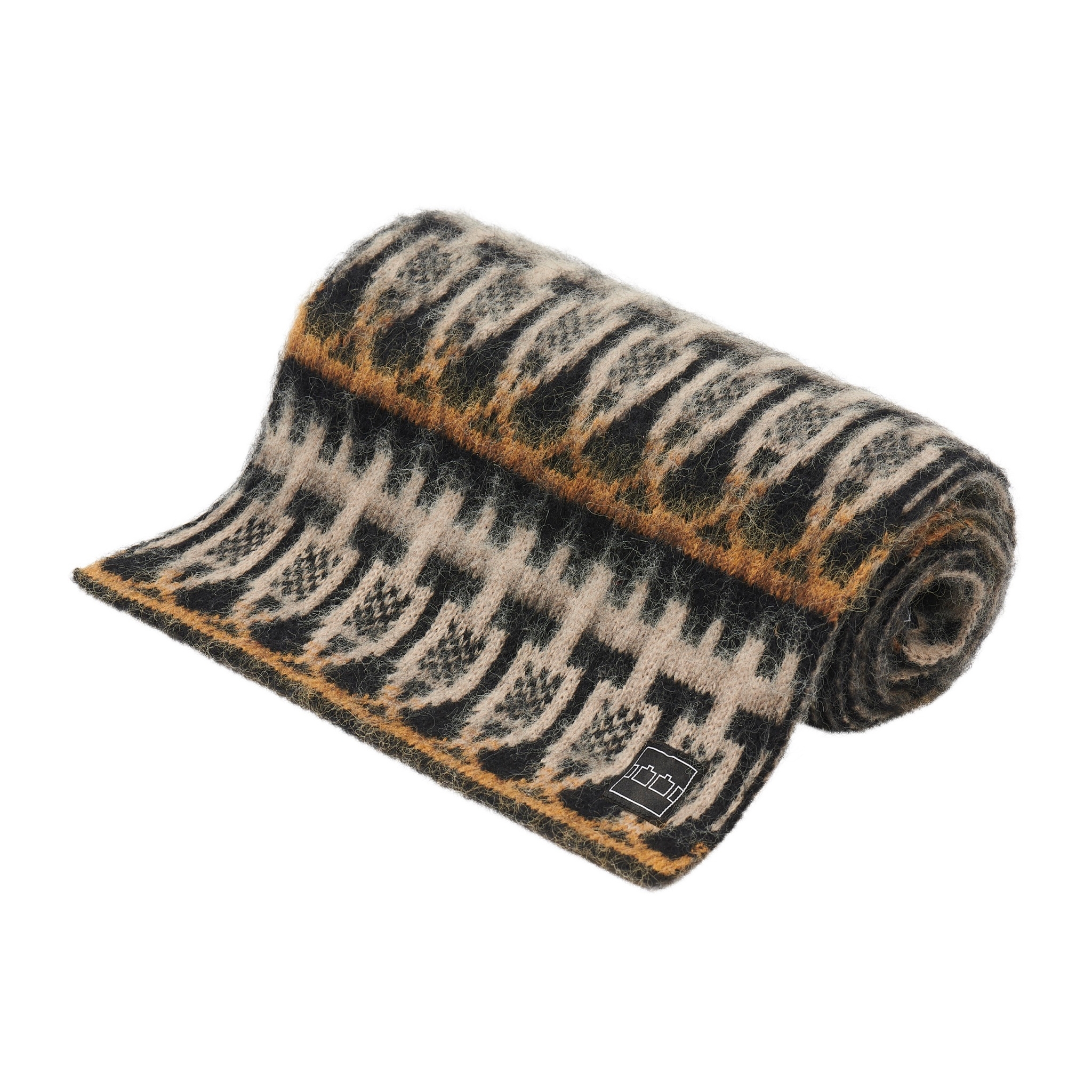The Trilogy Tapes TTT KNITTED REPEAT SCARF - 24FW