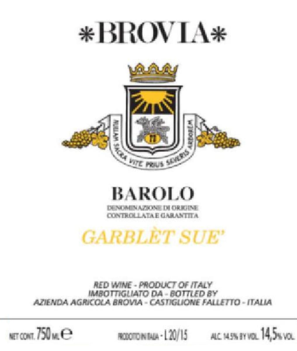 Brovia Barolo Garblet Sue 2018 (RP95)