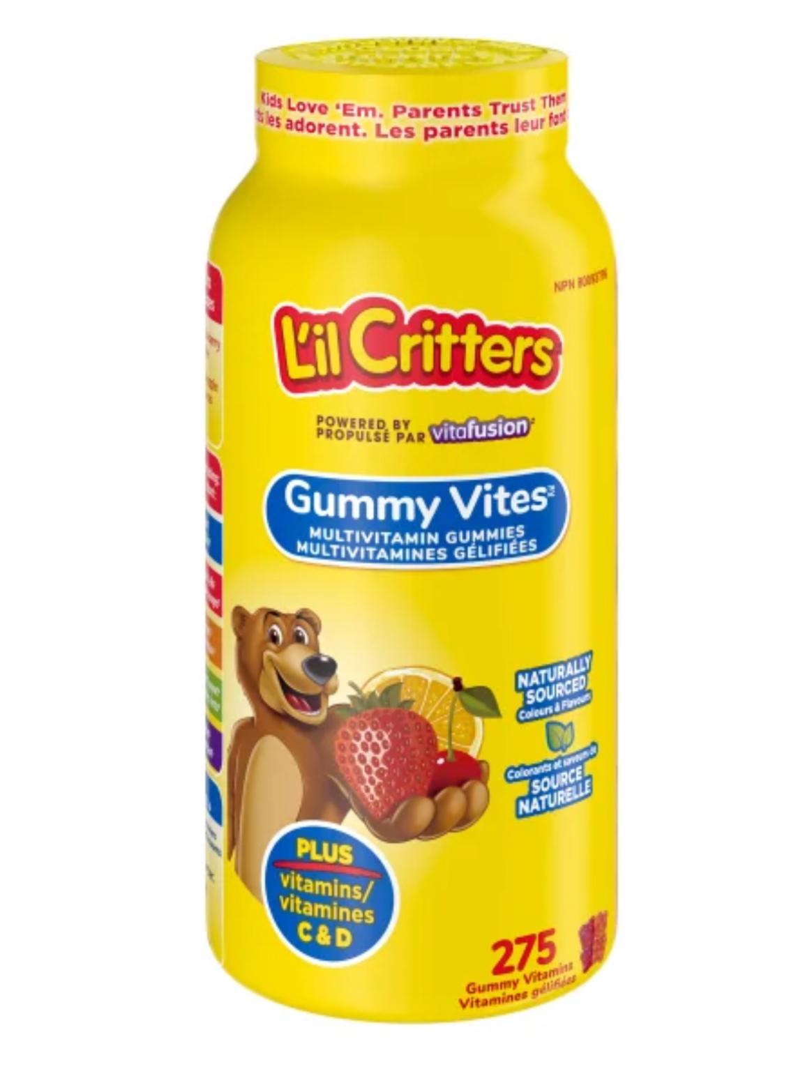 L'il Critters 多種維他命兒童營養軟糖 275粒 CC112