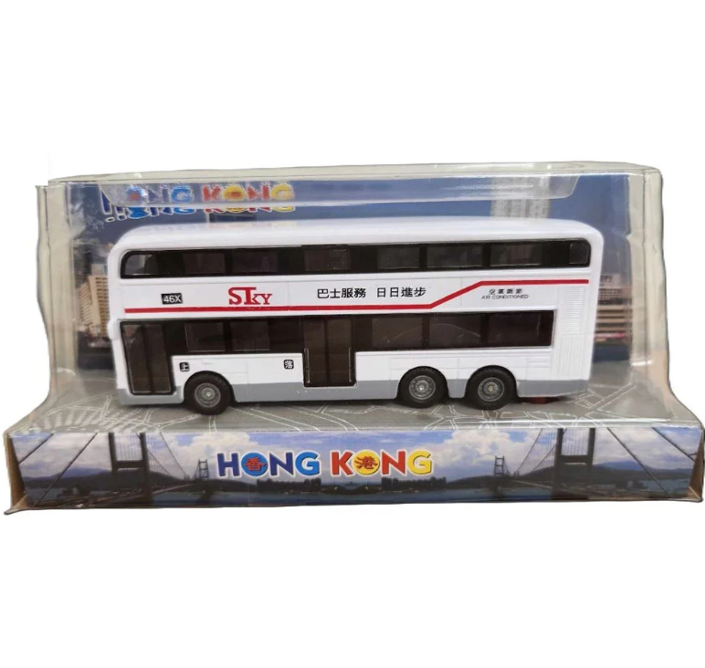 香港交通工具-雙層冷氣巴士 SJ017-2