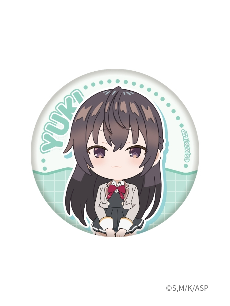 不時輕聲地以俄語遮羞的鄰座艾莉同學 圓形徽章 有希