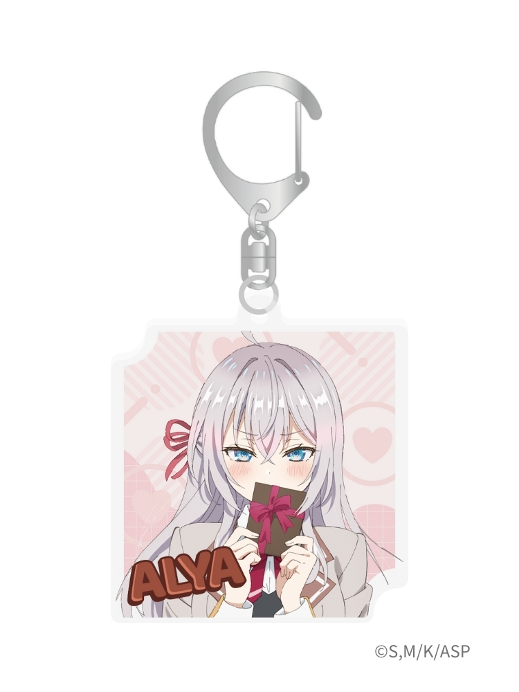 不時輕聲地以俄語遮羞的鄰座艾莉同學 壓克力鑰匙圈 情人節